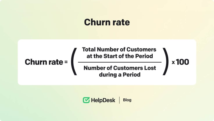 Churn rate calculator