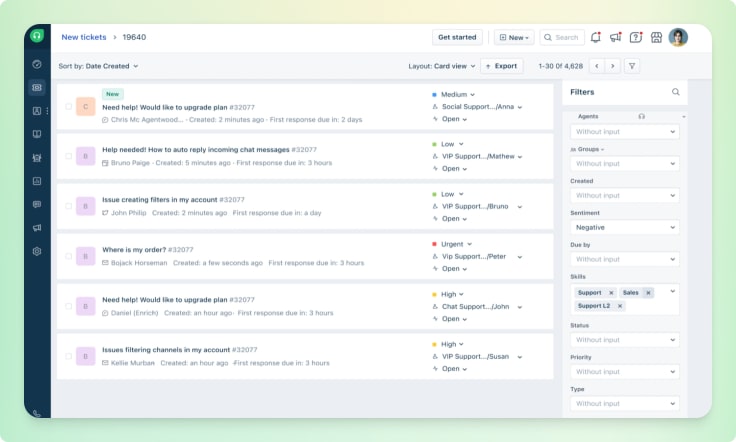 Freshdesk dashboard