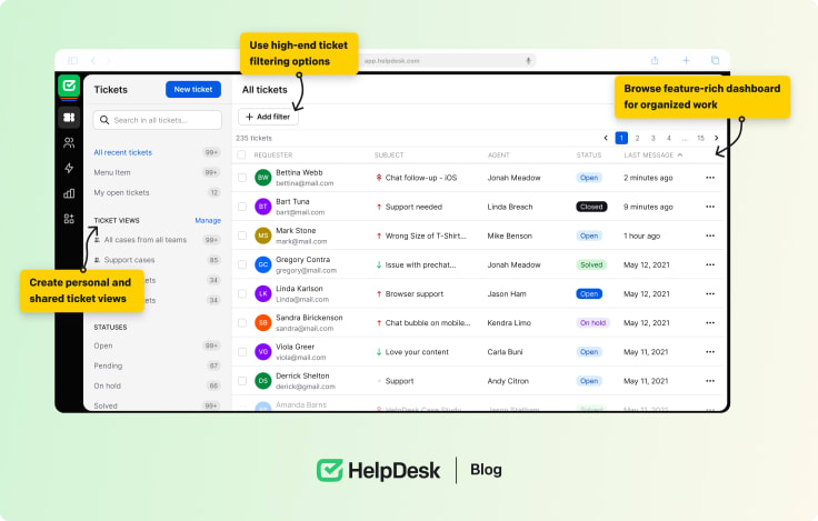 HelpDesk software
