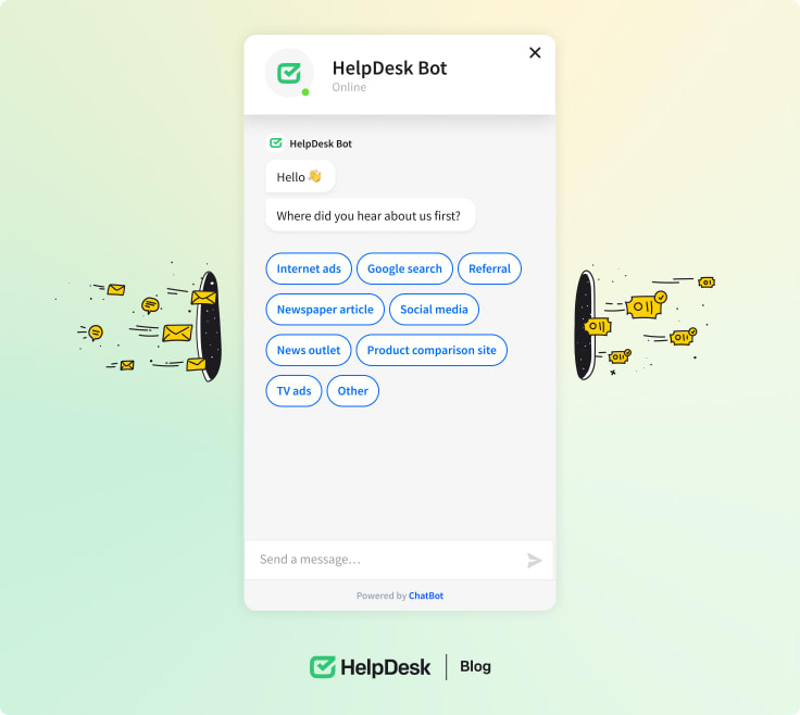 HelpDesk feedback collection