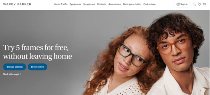 Warby Parker value proposition