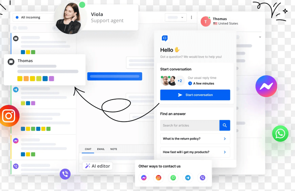 HelpCrunch app