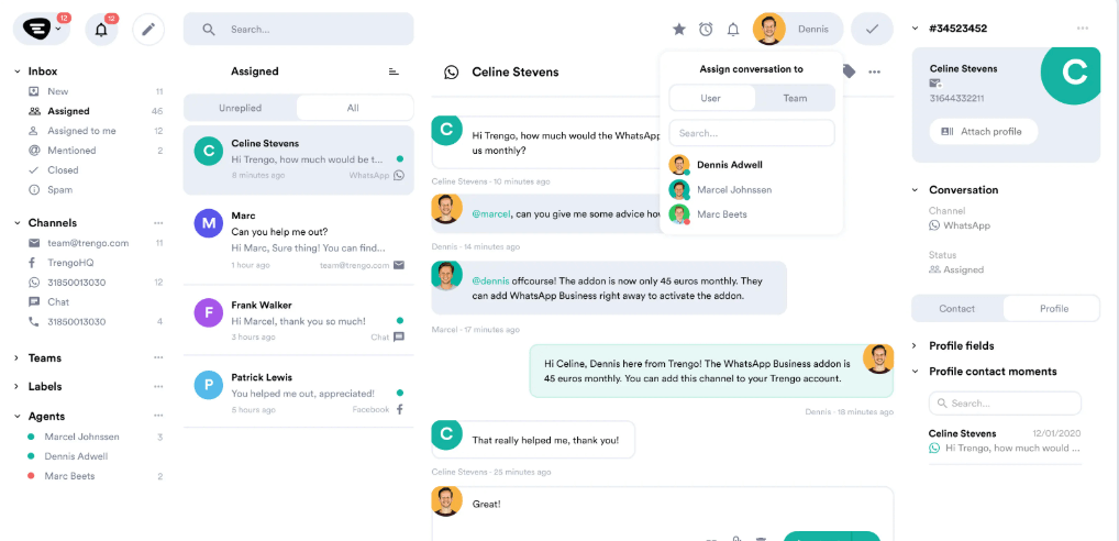 Trengo app